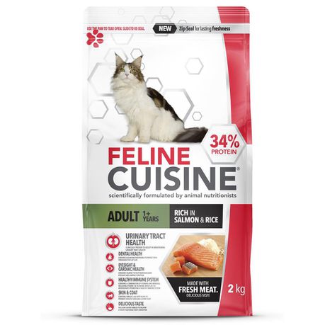 Feline Cuisine - Adult Salmon & Rice - Dogs Cats & Friends