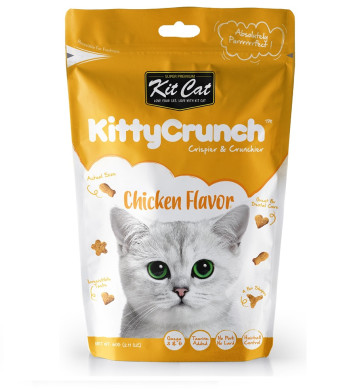 Kit Cat Chicken Kitty Crunch Treats - 60g - Dogs Cats & Friends