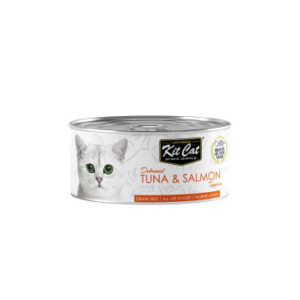 Kit Cat Deboned Tuna & Salmon Aspic 80g Cat Food