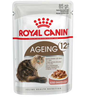 Royal Canin Wet Ageing 12+ Cat Food Pouch - Dogs Cats & Friends