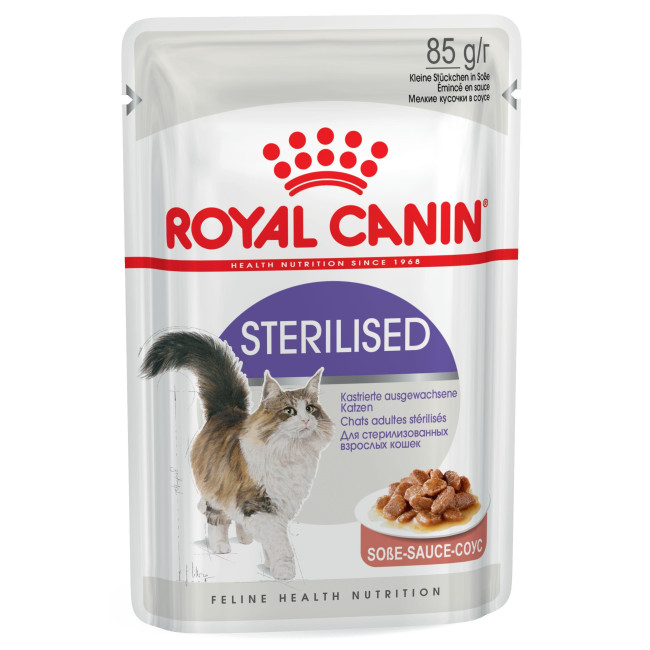 Royal Canin Wet Sterilised Cat Food - Dogs Cats & Friends