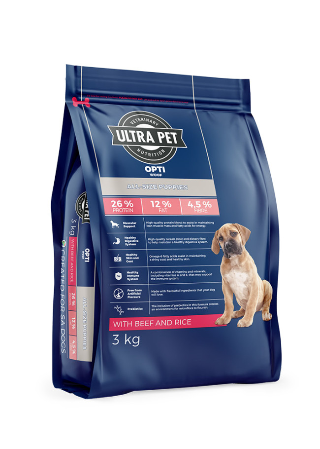 Ultra Dog OptiWoof Puppy Food - Dogs Cats & Friends