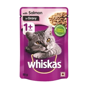 Whiskas Salmon In Gravy Adult Pouch  85g