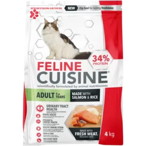 Feline Cuisine Salmon & Rice Adult Dry Cat Food 4kg