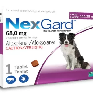 NexGard Large Dog 10-25kg Chewable Tick & Flea Tablet