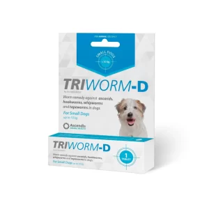 Triworm-D Individual Pack Small Dog Deworming Tablet