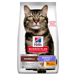 Hill's Science Plan Hairball & Perfect Coat Chicken Adult Cat 3Kg