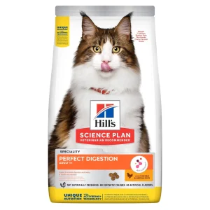 Hill's Science Plan Perfect Digestion Chicken Adult Cat Food 1.5Kg