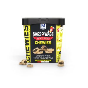 Montego Bags O Wags Delightful Peanut Butter Flavoured Paws Dog Treats