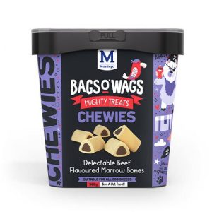 Montego Bags O Wags Marrow Bones Chewies Tubs Dog Treats 500g