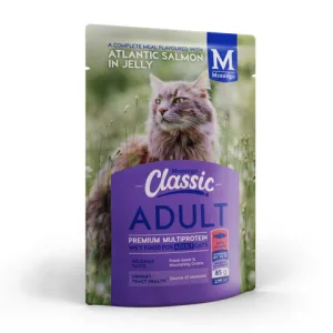 MONTEGO CLASSIC CAT SALMON ADULT POUCH 85G