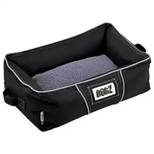 Rogz Lekka 3D Podz Dog Bed-Black/Grey Small